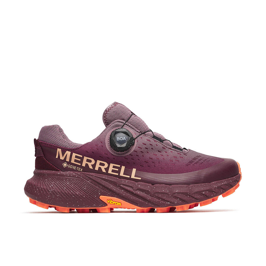 レディース アジリティ ピーク 5 boa gore-tex トレイルランニングシューズ ペールチェリー
